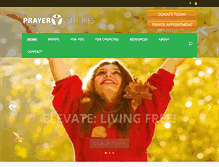 Tablet Screenshot of prayerventures.org